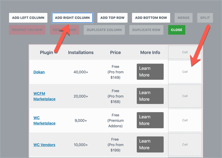 Admin UI action columns breaking in crud table · Issue #1470