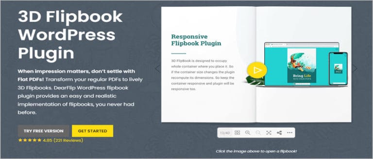 pdf flip book plugin for wordpress