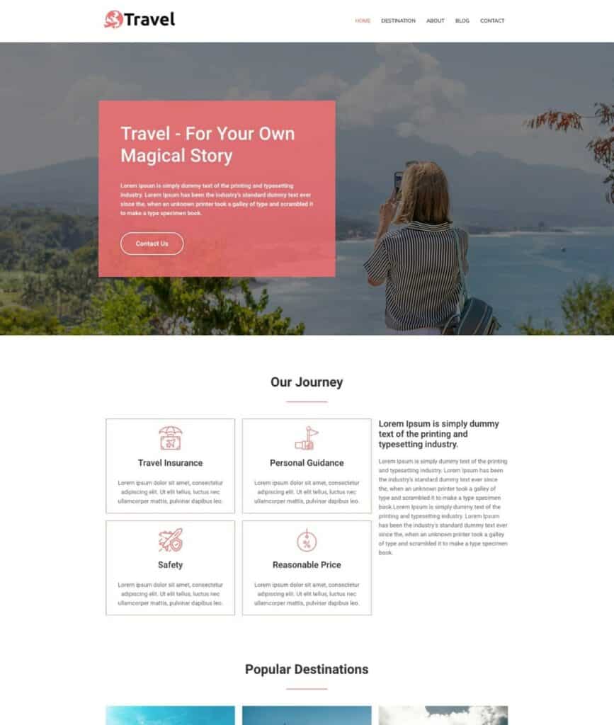 best premium wordpress themes for travel agencies