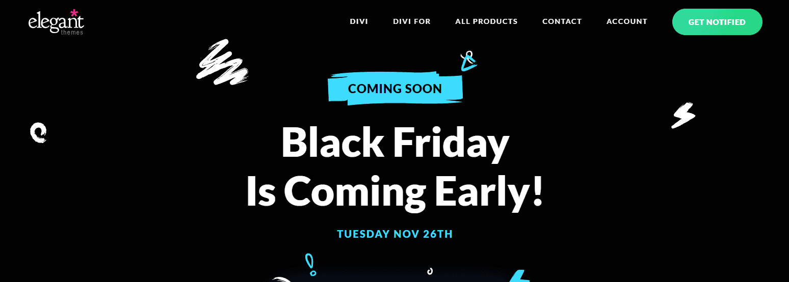 Divi Black Friday Sale 2024 – Up to 73% OFF & Win An iMAC!