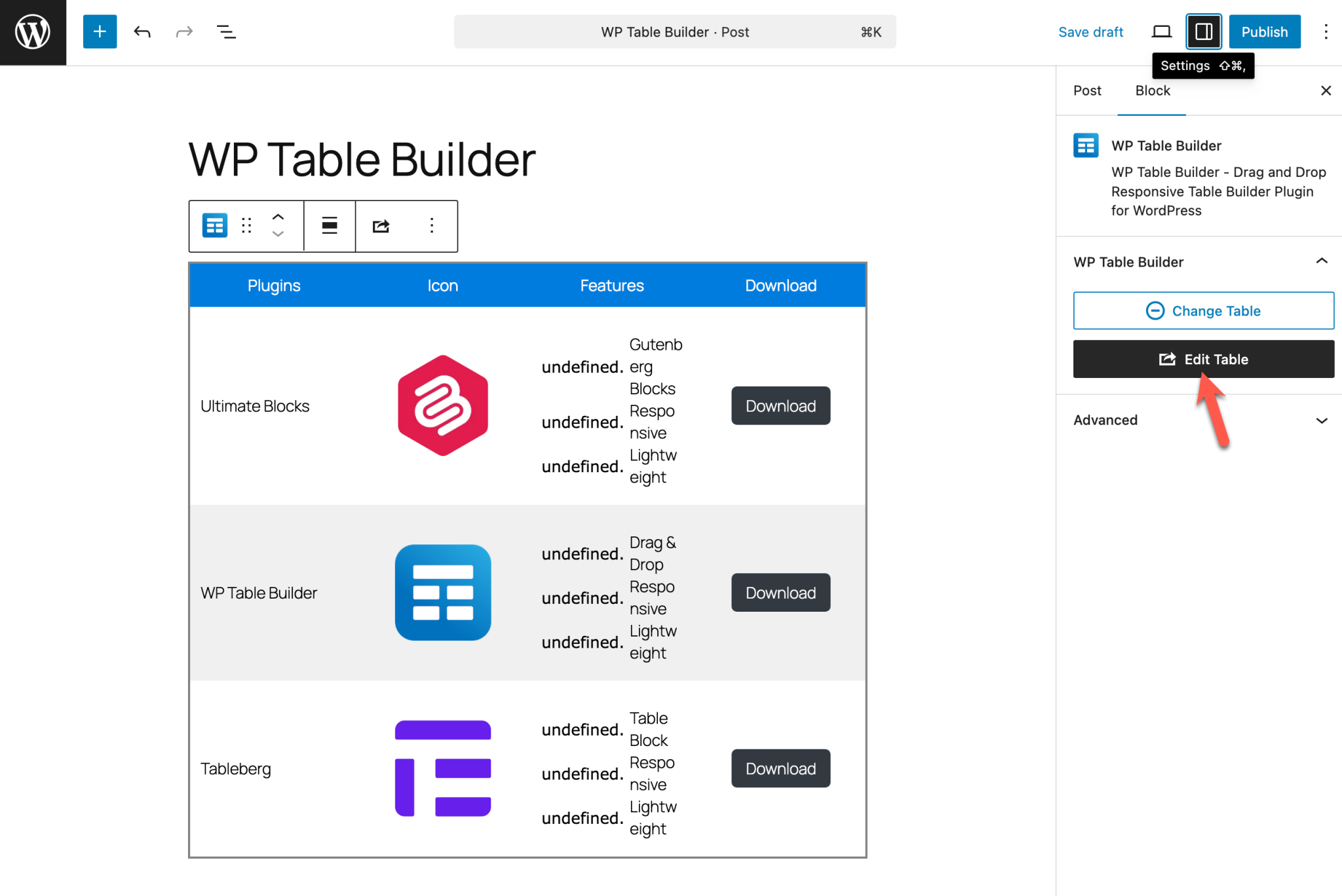 How to Create Tables in WordPress Block Editor (3 Easy Methods)