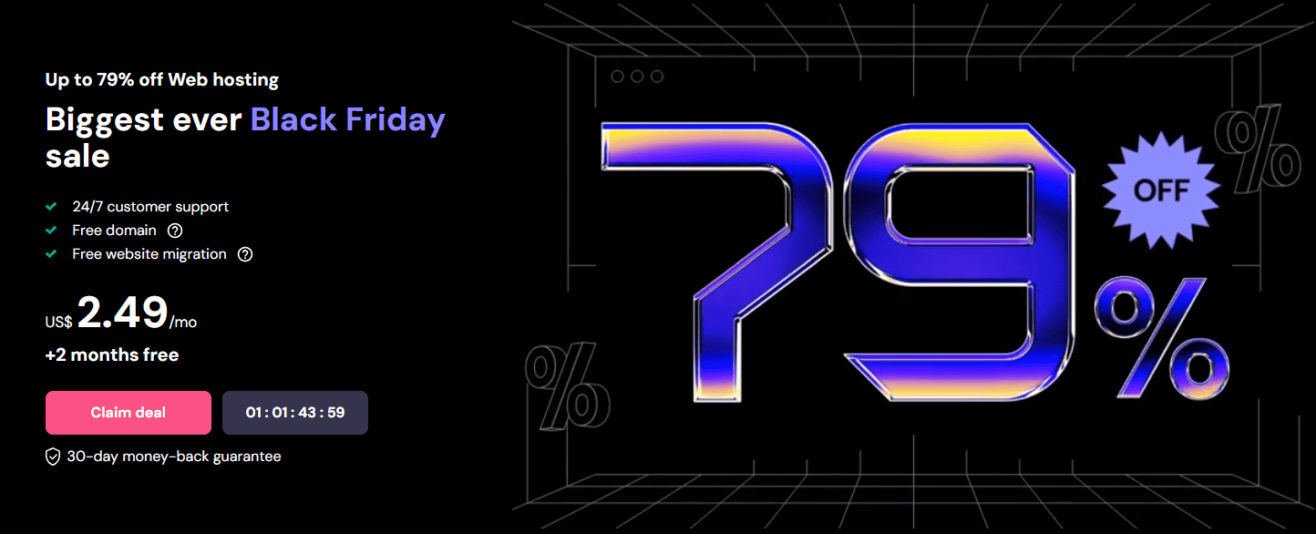 Hostinger Black Friday Deals 2024 – Up To 85% OFF!