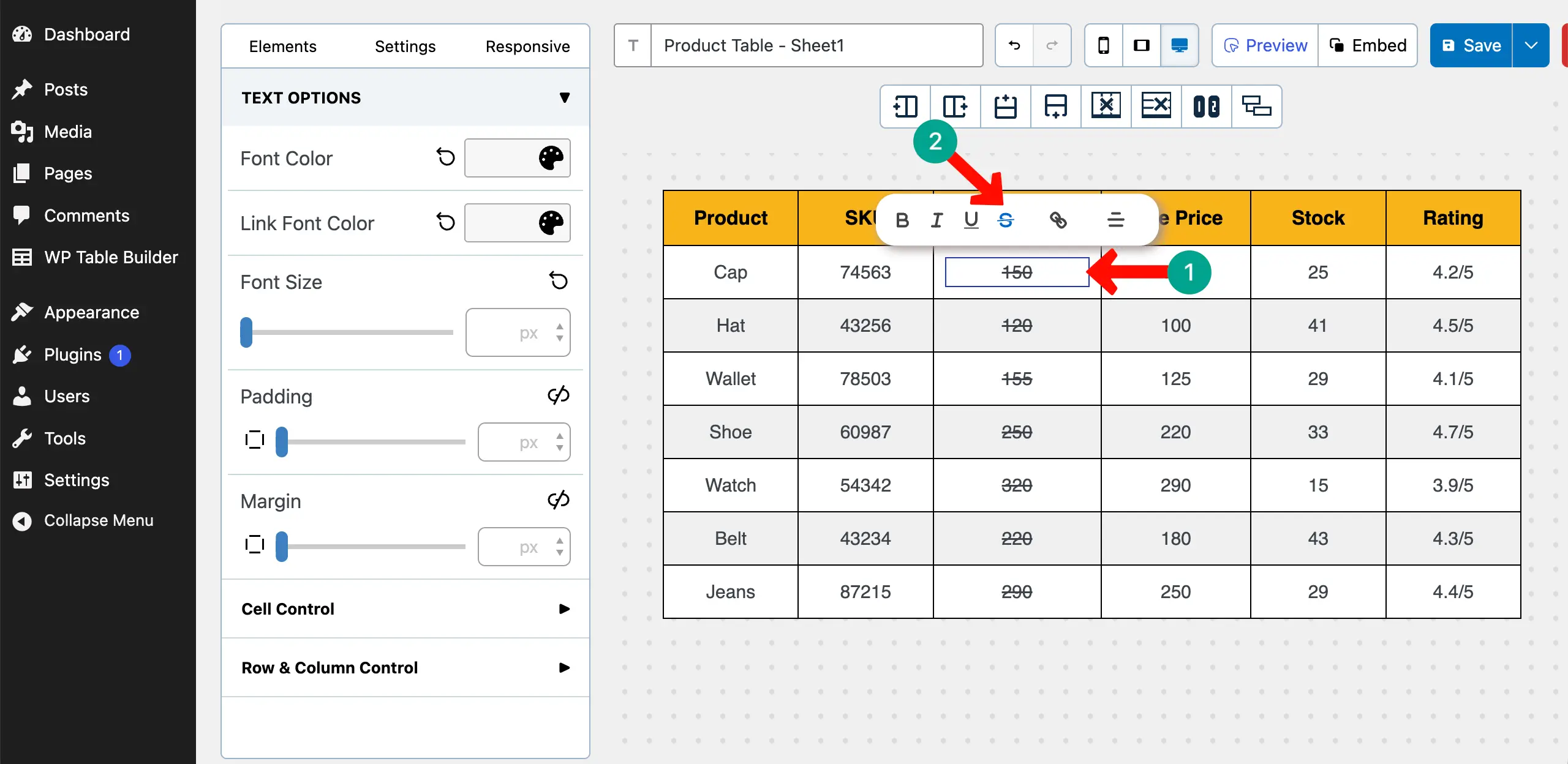 Add Strikethrough to Regular Prices