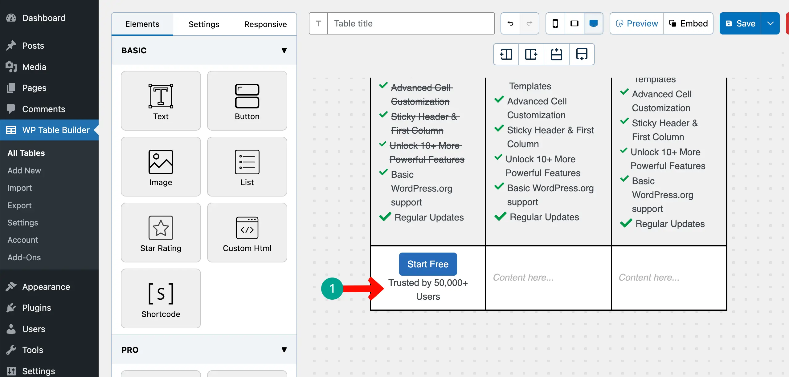 Add a trusted by copy