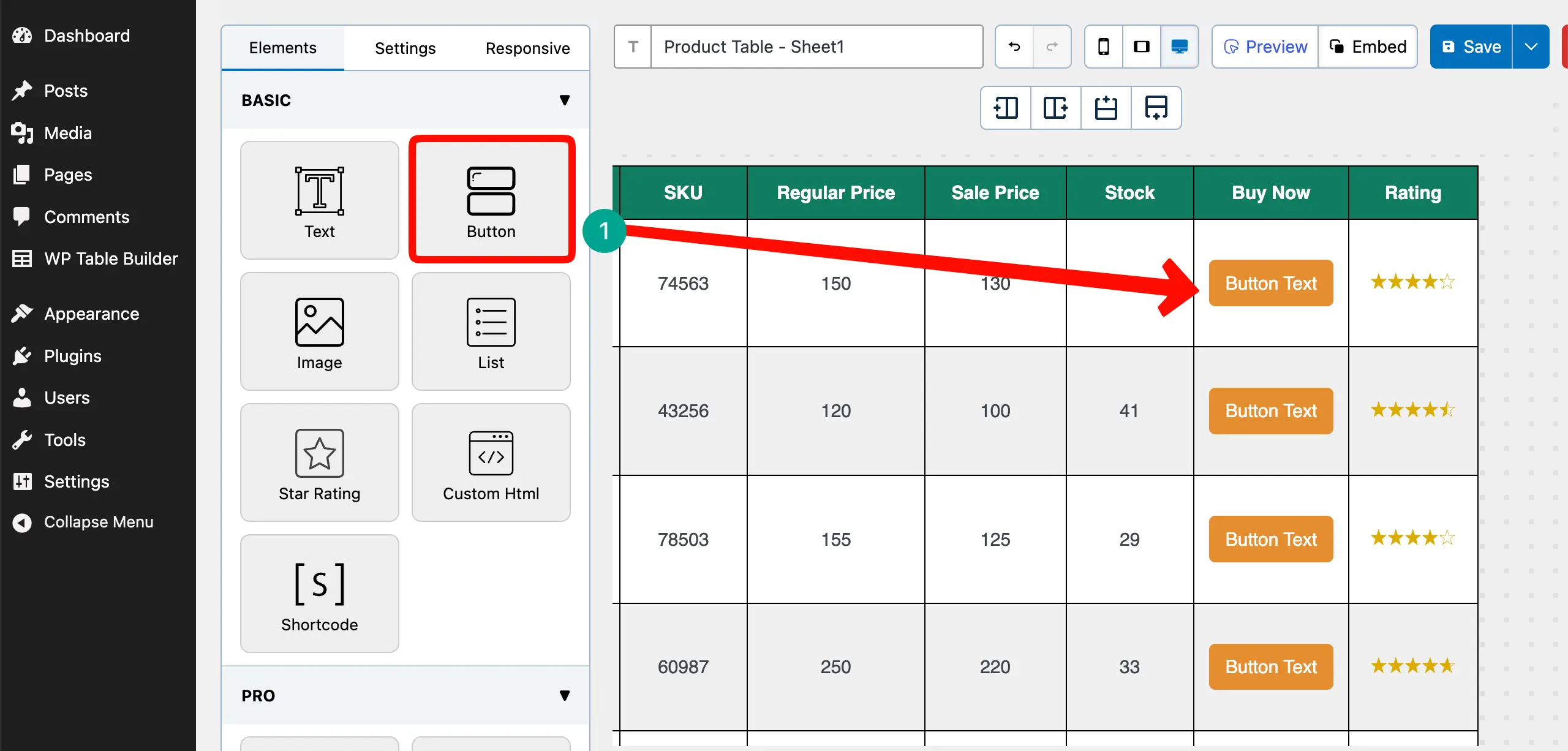 Add the Button Element