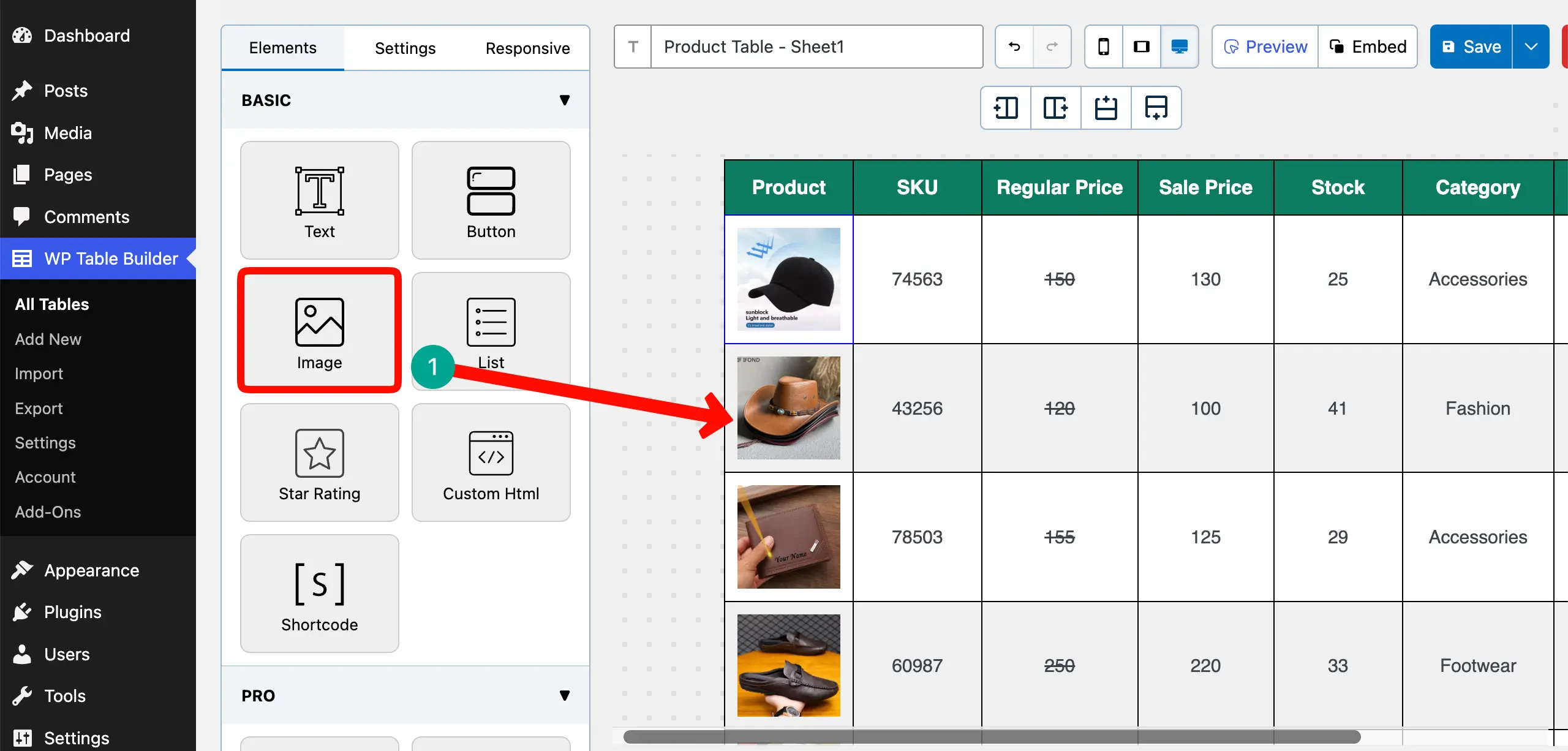 Add the Image Element