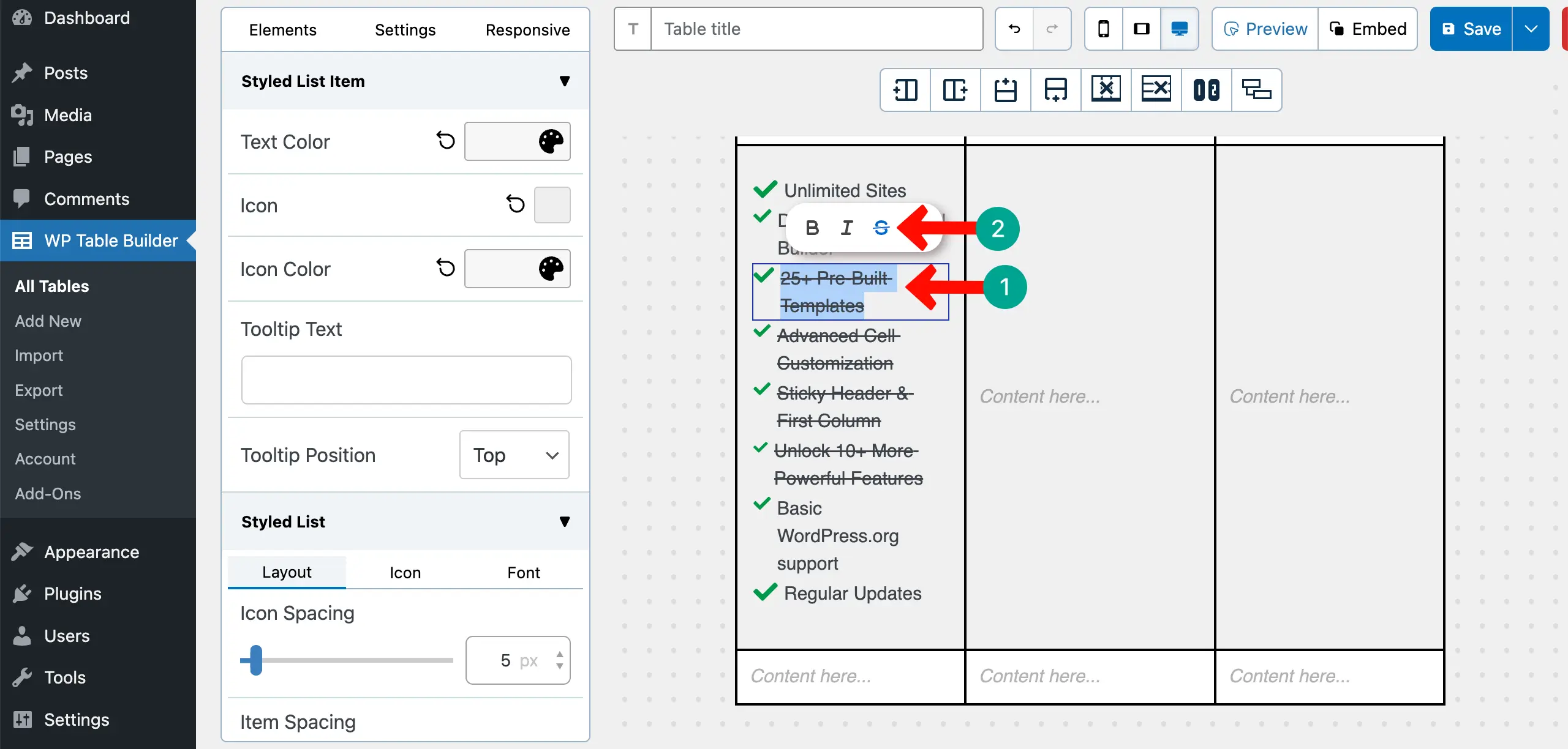 Lock necessary features